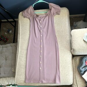 Purple pencil dress NTW